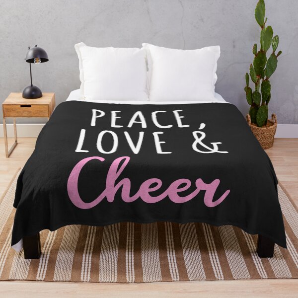 Item preview, Peace Love & Cheer Cheerleader Gift designed and sold by EricJP.