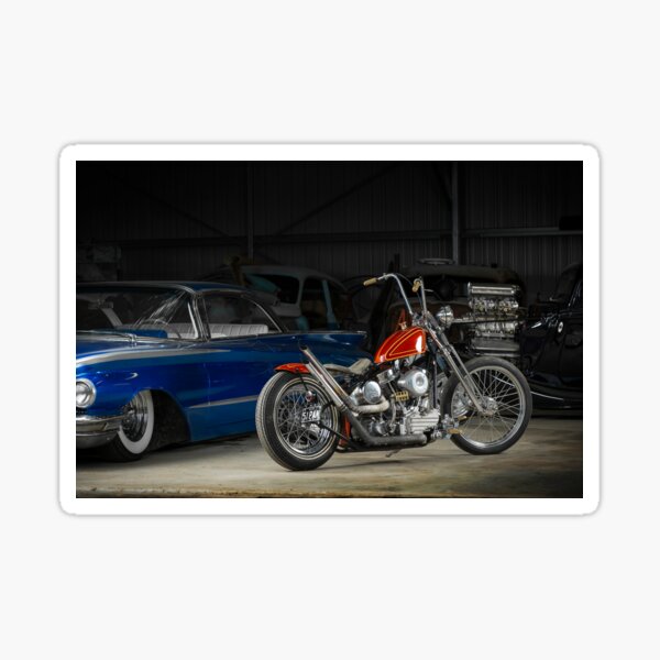 Steven Cooke's 1951 Harley Davidson Panhead Sticker