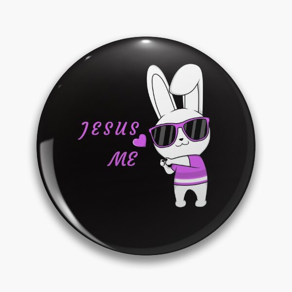 Item preview, Jesus loves me Easter bunny rabbit designed and sold by InnateApparel.