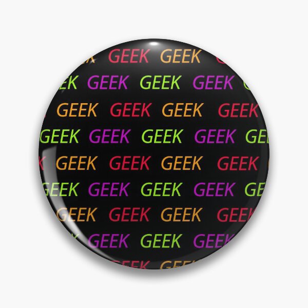 Item preview, Multicolored Geek Pattern Black Background designed and sold by Stéphane  Thirion.