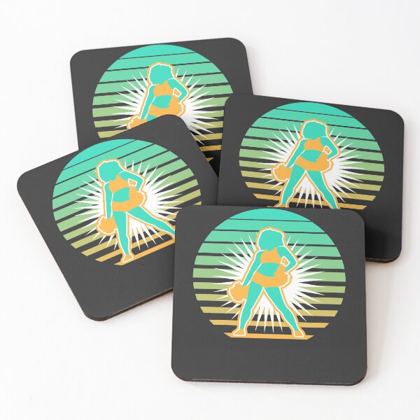 Item preview, Vintage Retro Sunset Cheerleader Cheerleader Gift designed and sold by EricJP.