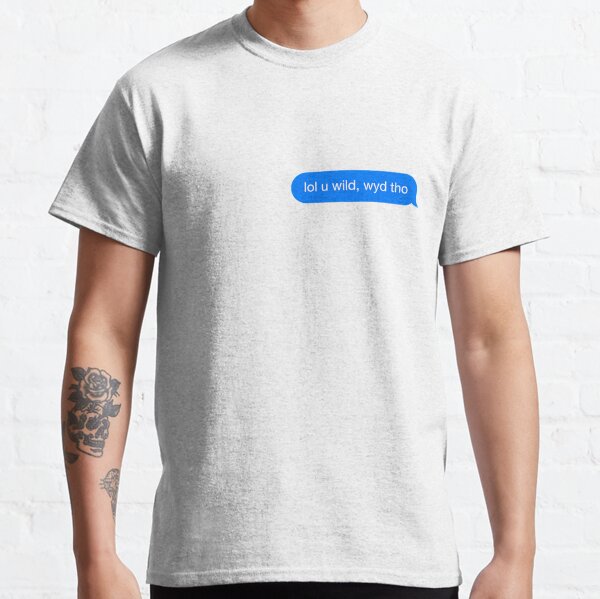 text shirt