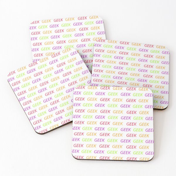 Item preview, Multicolored Geek Pattern White Background designed and sold by Stéphane  Thirion.