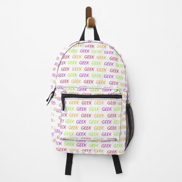 Item preview, Multicolored Geek Pattern White Background designed and sold by Stéphane  Thirion.