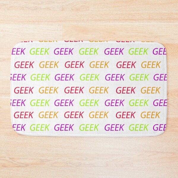 Item preview, Multicolored Geek Pattern White Background designed and sold by Stéphane  Thirion.