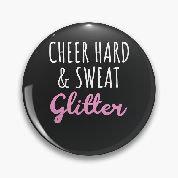Item preview, Cheer Hard & Sweat Glitter Cheerleader Gift designed and sold by EricJP.