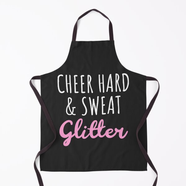 Item preview, Cheer Hard & Sweat Glitter Cheerleader Gift designed and sold by EricJP.