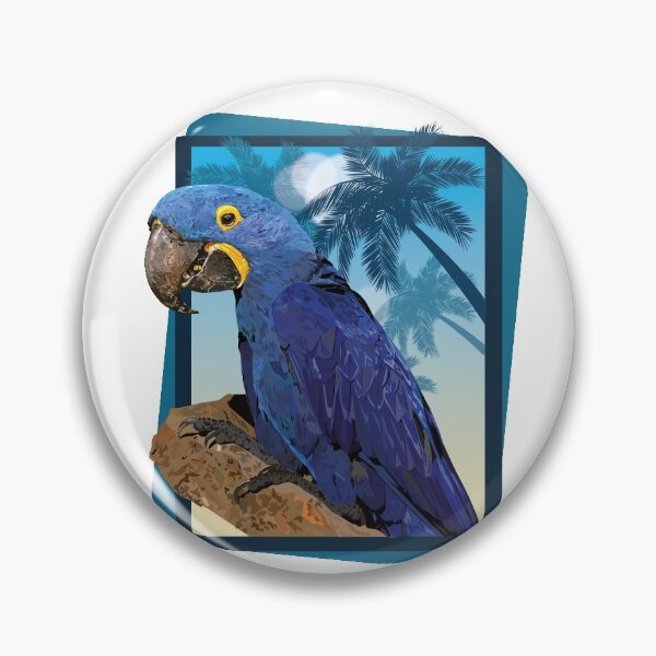 Item preview, Hyacinth macaw designed and sold by obscurite.