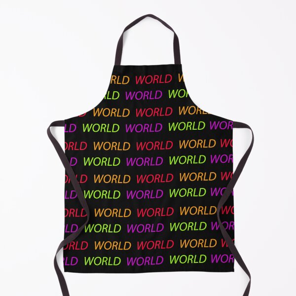 Item preview, Multicolored World pattern black background designed and sold by Stéphane Thirion.