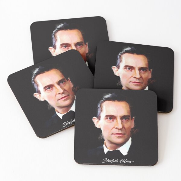 Item preview, Sherlock Holmes Jeremy Brett - Painterly Oil Portrait designed and sold by imageren.