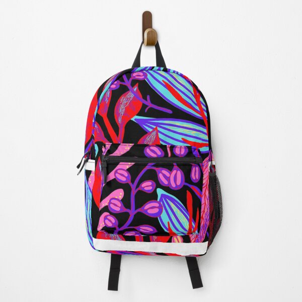 Item preview, Colorful tropical leaves and plants on dark designed and sold by Giree07.