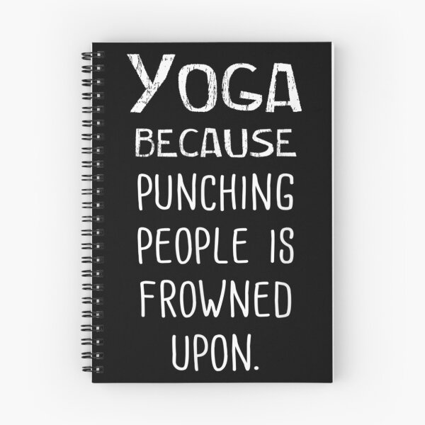 Item preview, Yoga Because Punching People Is Frowned Upon designed and sold by ALoHa99.