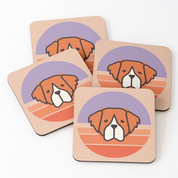 Item preview, Sunset Walk with my St Bernard designed and sold by PosterpartyCo.
