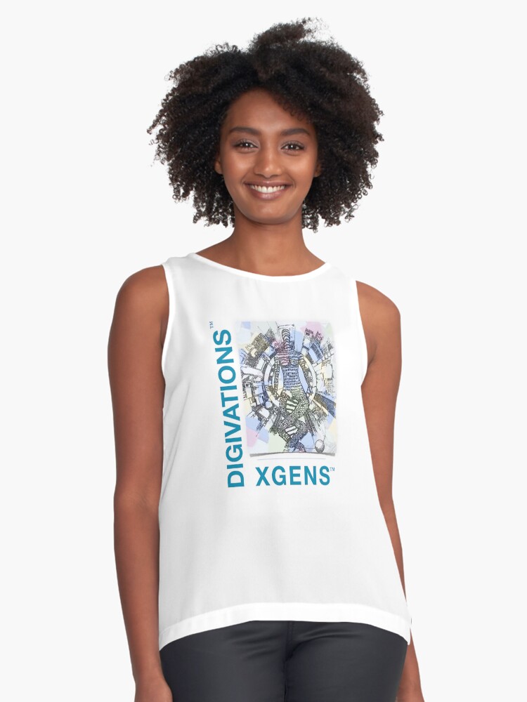 Item preview, Sleeveless Top designed and sold by DIGIVATIONS.
