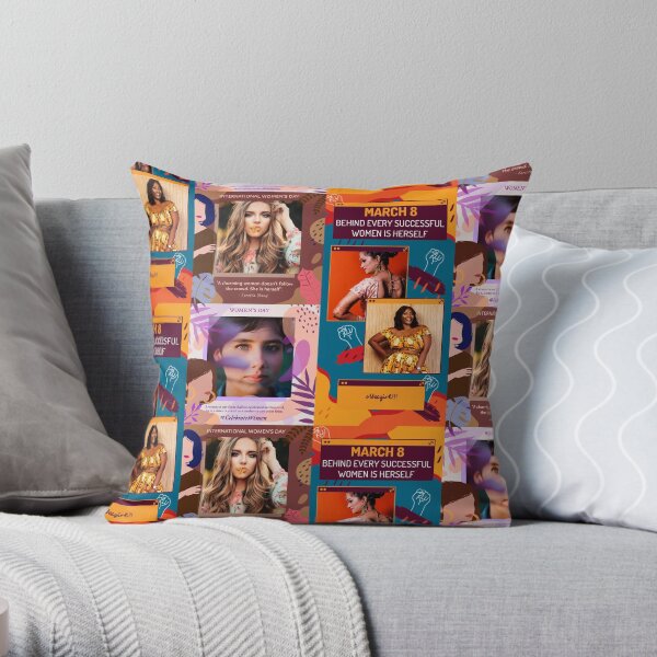 International Women's Day Campaign Throw Pillow