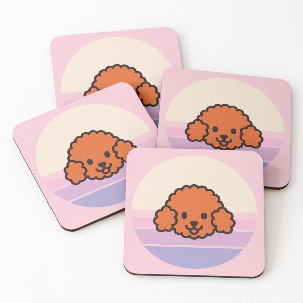 Item preview, Sunset Walk with my Miniature Poodle designed and sold by PosterpartyCo.