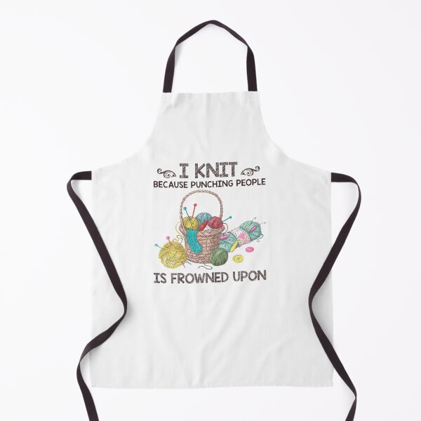 Item preview, I Knit Because Punching People Is Frowned Upon designed and sold by Douglas Wyman.