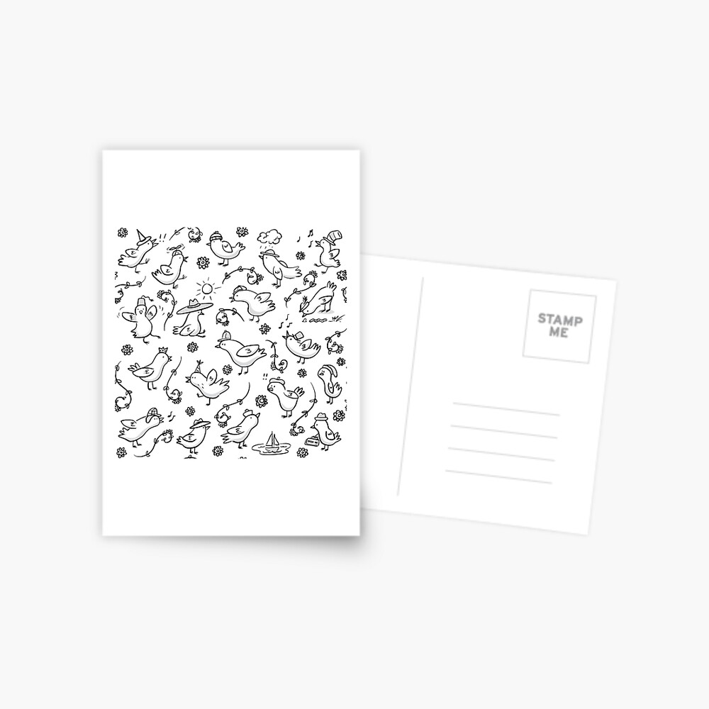 Item preview, Postcard designed and sold by Wildharegrafix.