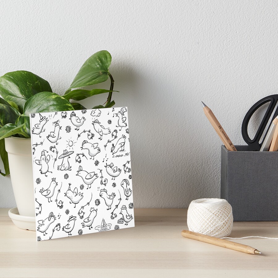Item preview, Art Board Print designed and sold by Wildharegrafix.