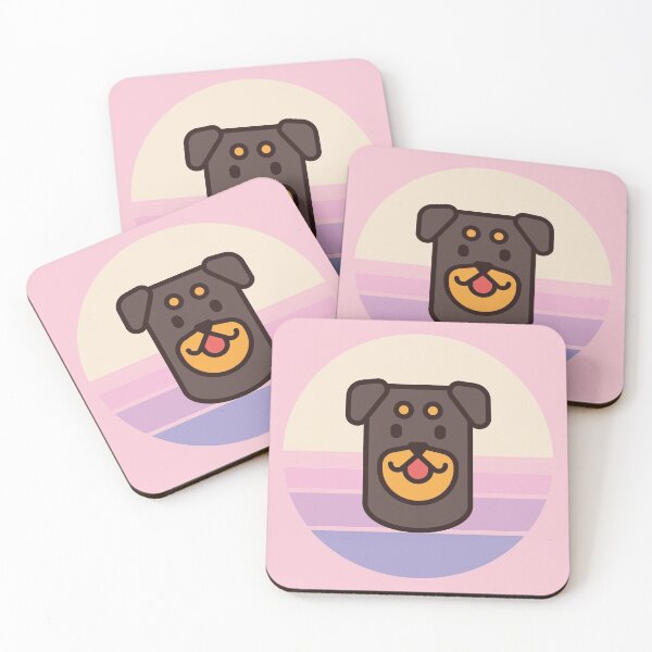 Item preview, Sunset Walk with my Rottweiler designed and sold by PosterpartyCo.