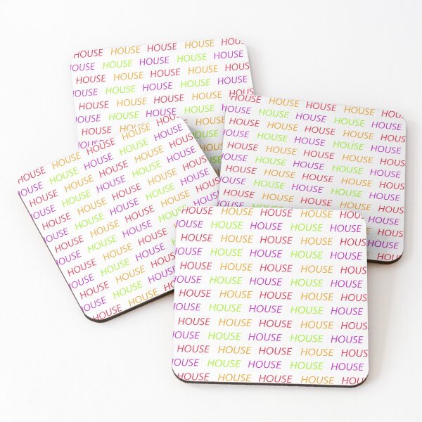 Item preview, Multicolored music house pattern white background designed and sold by Stéphane  Thirion.