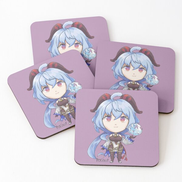 Item preview, Ganyu (Genshin Impact) chibi designed and sold by Pixiwit.