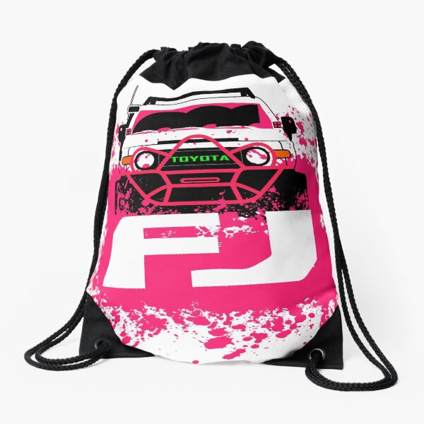 Pink FJ Drawstring Bag
