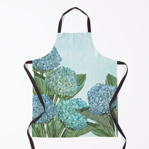 Item preview, Botanical Blue Hydrangea Floral Elegant Garden Bouquet designed and sold by laura lacina.