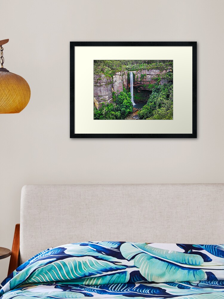 Thumbnail 2 of 7, Framed Art Print, Belmore Falls, New South Wales, Australia designed and sold by Chockstone.