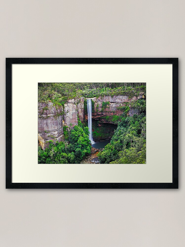 Thumbnail 1 of 7, Framed Art Print, Belmore Falls, New South Wales, Australia designed and sold by Chockstone.
