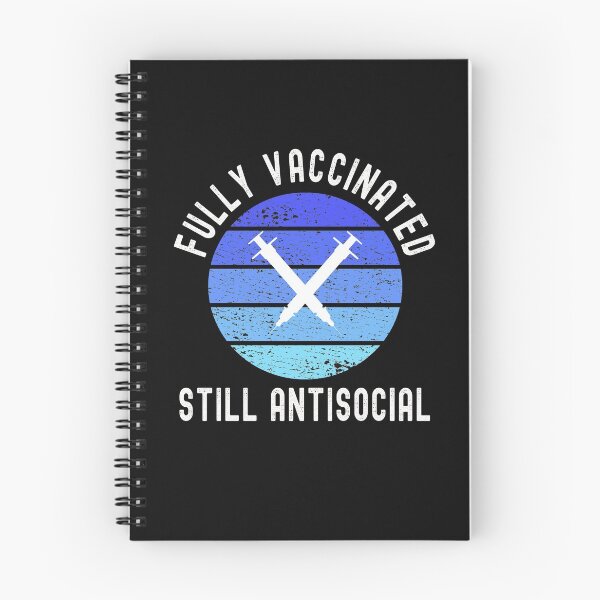 Item preview, Fully Vaccinated Still Antisocial - Funny Cute 2020/2021 designed and sold by Dorkification.