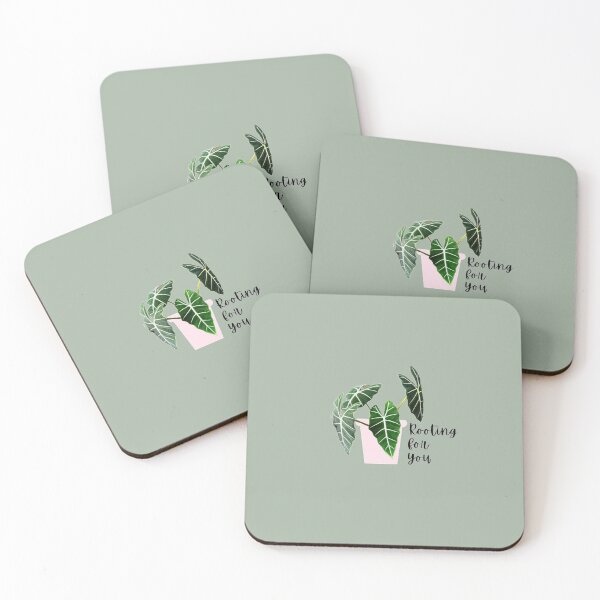 Item preview, ROOTING FOR YOU alocasia pink pot plant designed and sold by MNCO.