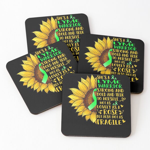 Item preview, She's A LYME Warrior Not as lovely as a Rose but also not as Fragile designed and sold by ArangoaStore.