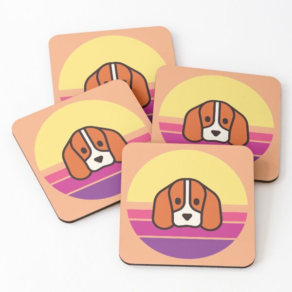 Item preview, Sunset Walk with my Beagle designed and sold by PosterpartyCo.