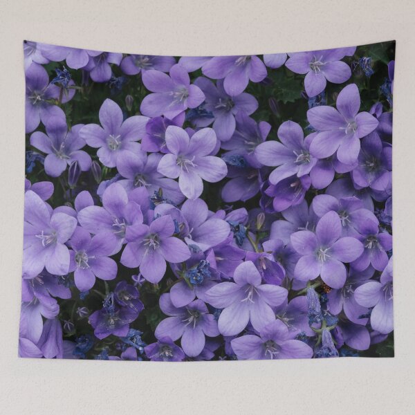 Item preview, Light Purple and Blue Flowers designed and sold by Hoopstore.