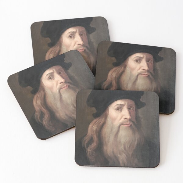 Item preview, Lucian Portrait of Leonardo Da Vinci - Self Portrait designed and sold by billduncan.