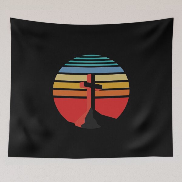Item preview, Retro Cross | Retro He has Risen | Christian Easter Religious  designed and sold by GospelShirts.