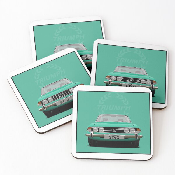 Item preview, Triumph Stag V8 Green Classic Car Art Print designed and sold by Hamilton illustrations.