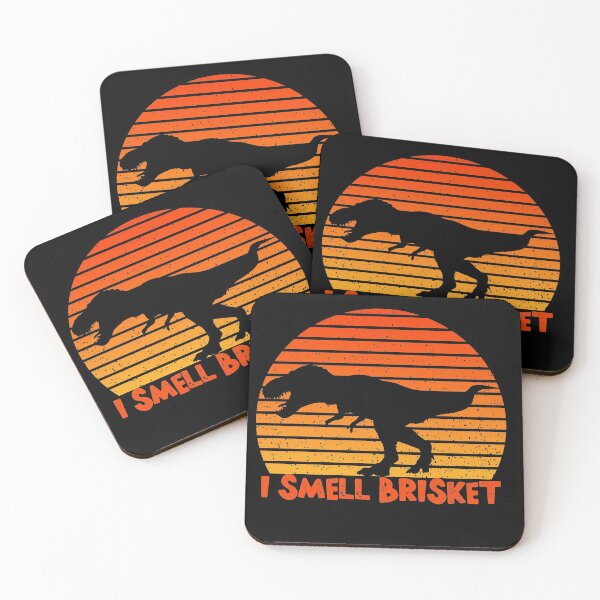 Item preview, BBQ Brisket T-Rex - I Smell Brisket Dinosaur Brisket Barbeque designed and sold by JasKei-Designs.