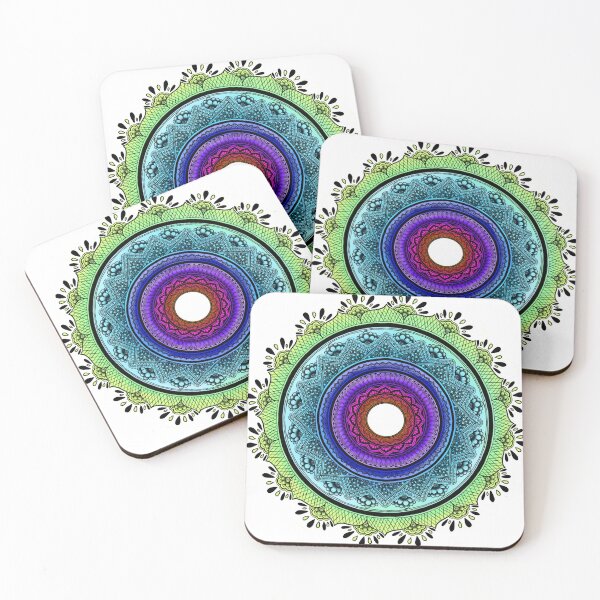 Item preview, Vibrant Mandala Flower designed and sold by SmritiArts.