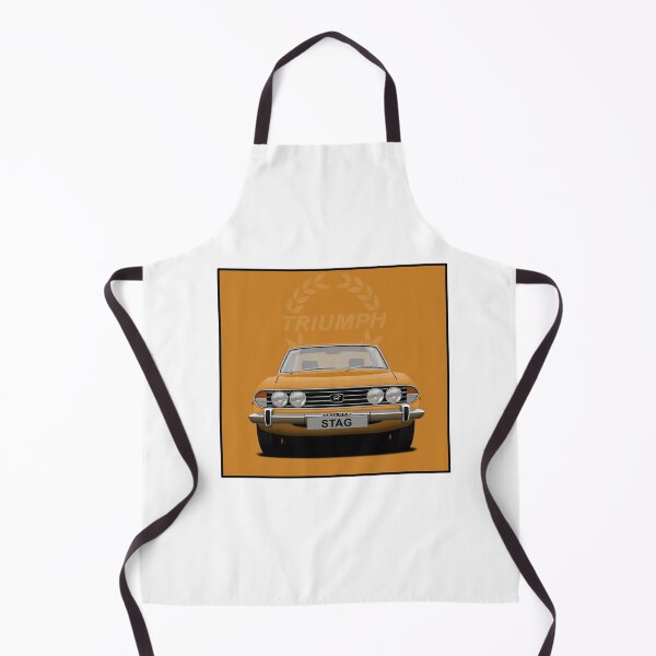Item preview, Triumph Stag V8 Topaz Orange Classic Car Art Print designed and sold by Hamilton illustrations.