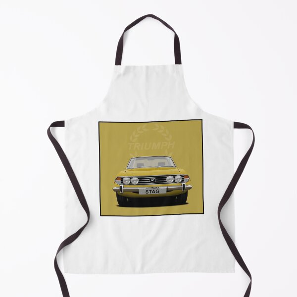 Item preview, Triumph Stag V8 Yellow Classic Car Art Print designed and sold by Hamilton illustrations.