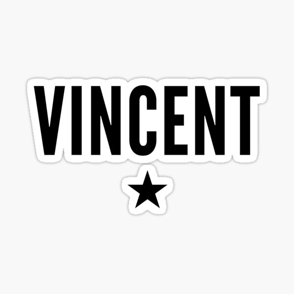 Vincent is a Star Sticker