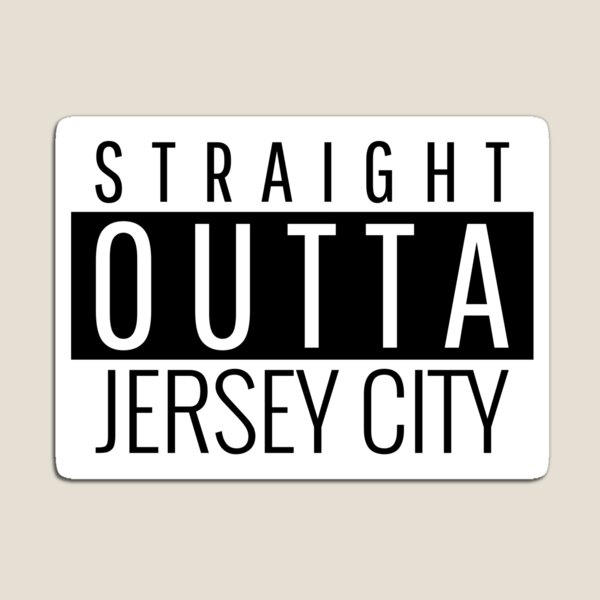 Artikel-Vorschau von Gerade Outta Jersey City New Jersey, designt und verkauft von Teelogic.