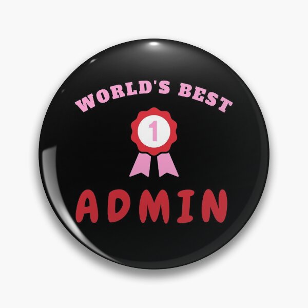 Item preview, World's Best Admin designed and sold by Click-Like.
