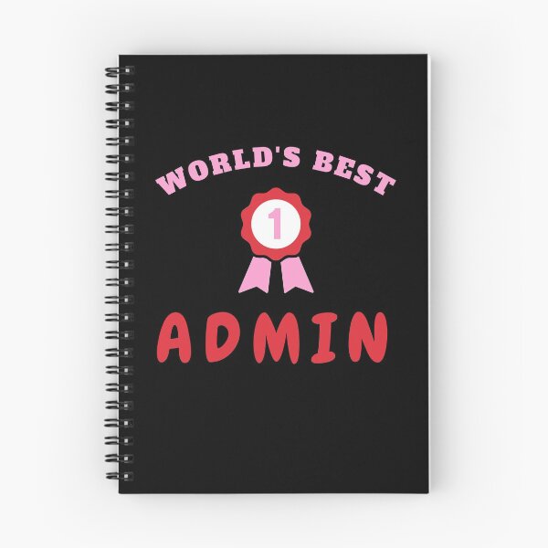Item preview, World's Best Admin designed and sold by Click-Like.