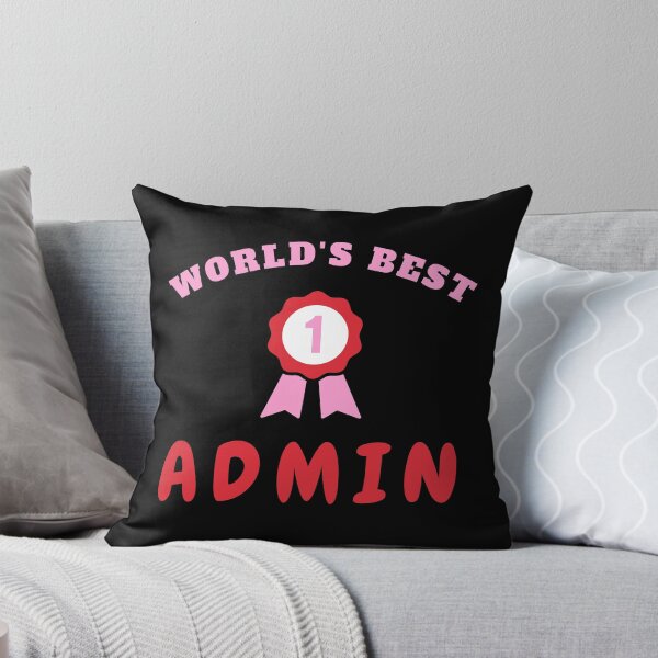 Item preview, World's Best Admin designed and sold by Click-Like.