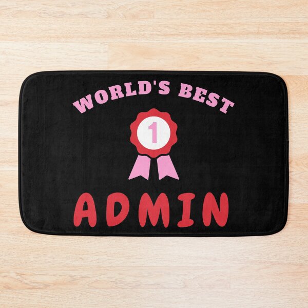 Item preview, World's Best Admin designed and sold by Click-Like.