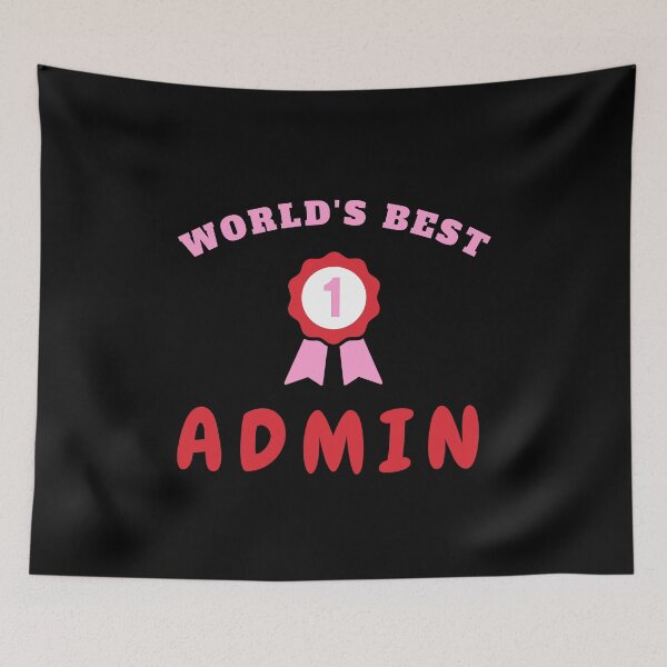 Item preview, World's Best Admin designed and sold by Click-Like.