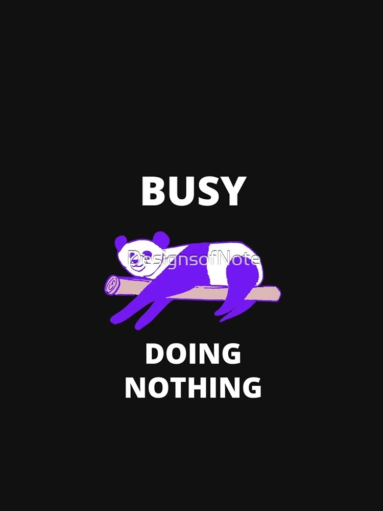 Thumbnail 4 of 4, iPhone Case, Busy Doing Nothing Panda designed and sold by DesignsofNote.